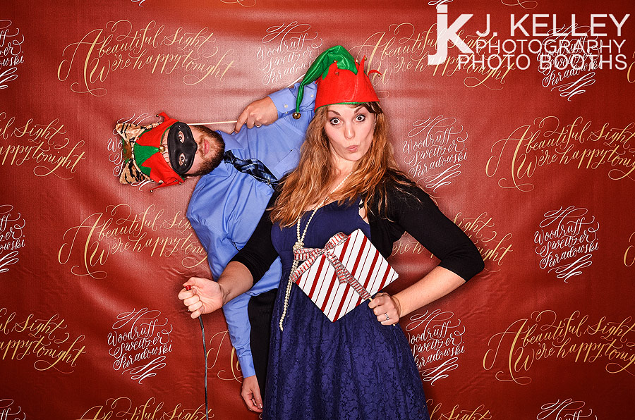 Fun photo booth props for holiday party in Columbia Missouri