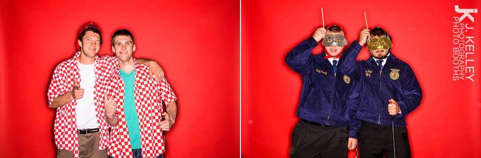 silly high school boys, having fun, photo booth, Columbia MO