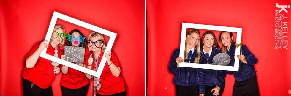 Having fun in photo booth, Columbia Missouri 