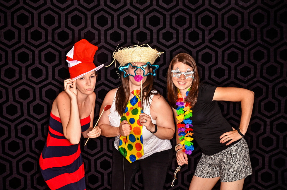 Drop it Modern MOD geometric custom photo booth background
