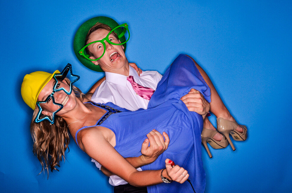 Turquoise Photo booth background color