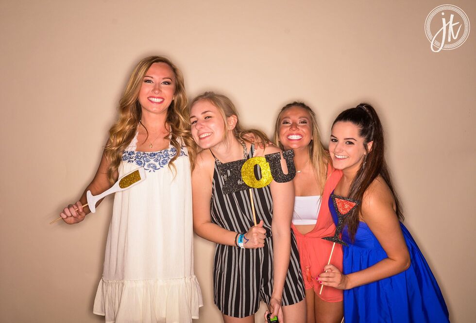 Sorority party photo booth rental in Columbia MO for Mizzou Students 
