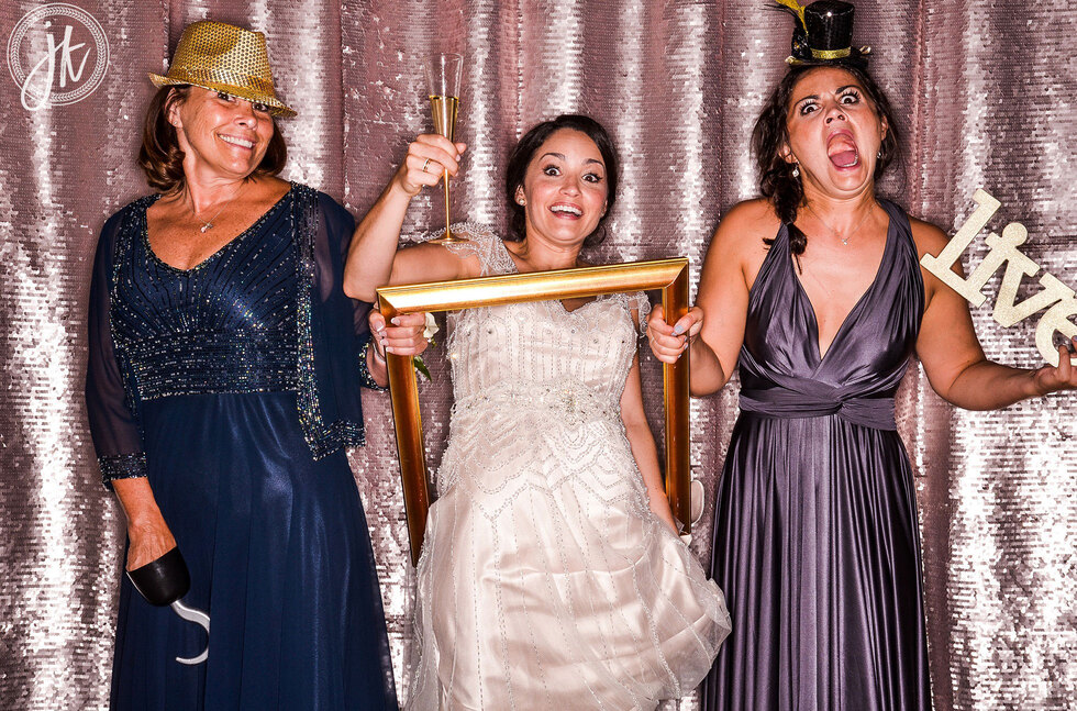 St. Louis Wedding Reception Bissingers Caramel Room Photo Booth